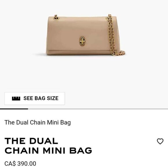 Marc Jacobs the dual chain Mini bag- ribbon pink - Picture 3 of 3